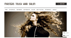 Desktop Screenshot of masterstouchhairsalon.com